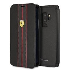 Ferrari Book FESURFLBKTS9LBKR S9 Plus G965 czarny/black Urban hind ja info | Telefonide kaitsekaaned ja -ümbrised | hansapost.ee