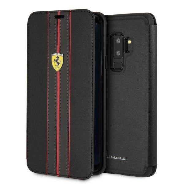 Ferrari Book FESURFLBKTS9LBKR S9 Plus G965 czarny/black Urban цена и информация | Telefonide kaitsekaaned ja -ümbrised | hansapost.ee