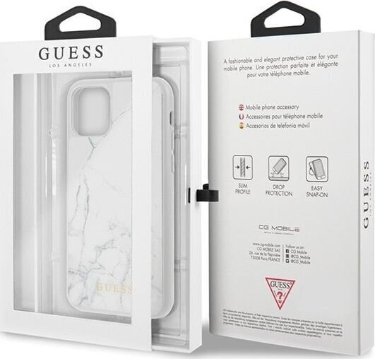 Guess GUHCN58HYMAWH sobib Apple iPhone 11 Pro, valge hind ja info | Telefonide kaitsekaaned ja -ümbrised | hansapost.ee