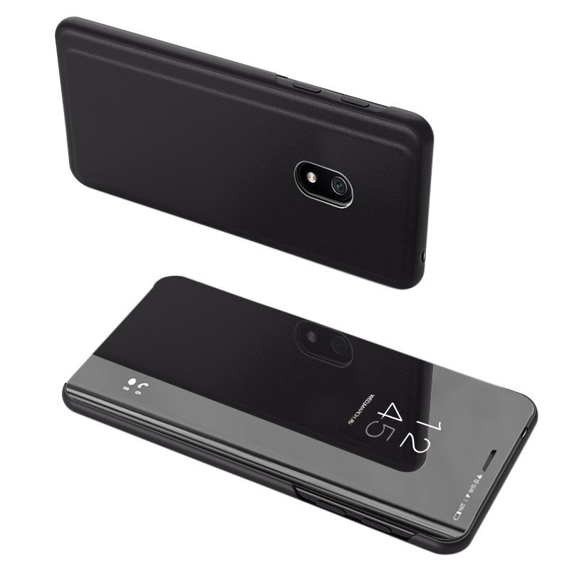 Clear View Case cover for Xiaomi Redmi 8A black (Black) цена и информация | Telefonide kaitsekaaned ja -ümbrised | hansapost.ee