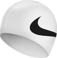 Плавательная шапочка Nike Os Big Swoosh белый NESS8163-100 цена и информация | Шапки для плавания | hansapost.ee