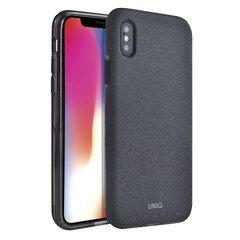 Uniq case Lithos iPhone X / Xs black / charcoal black (Black) hind ja info | Telefonide kaitsekaaned ja -ümbrised | hansapost.ee
