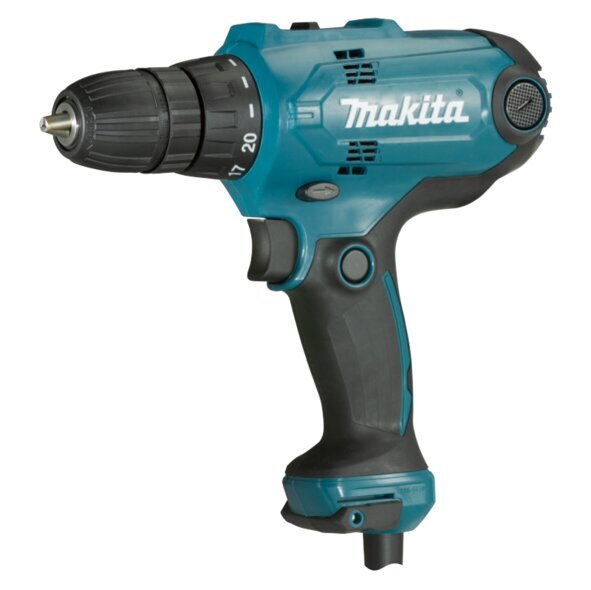 Makita DF0300 drill 1500 RPM Keyless 1.2 kg Black, Blue цена и информация | Akutrellid, puurid ja kruvikeerajad | hansapost.ee
