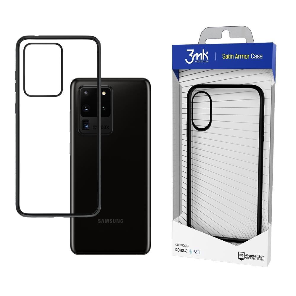 Samsung Galaxy S20 Ultra 5G - 3mk Satin Armor Case цена и информация | Telefonide kaitsekaaned ja -ümbrised | hansapost.ee