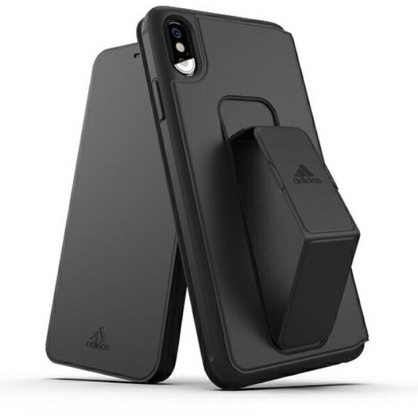 Adidas SP Folio Grip Case iPhone Xs Max black / black 32859 цена и информация | Telefonide kaitsekaaned ja -ümbrised | hansapost.ee