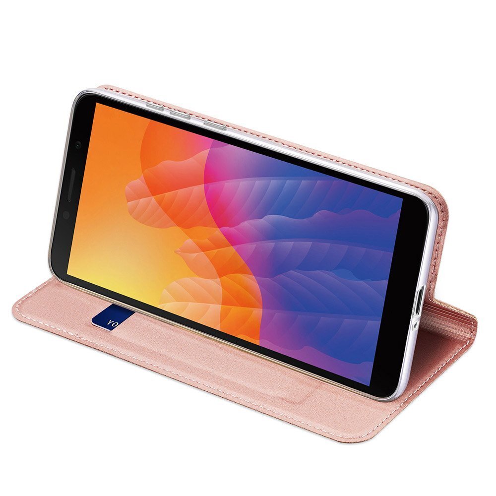 DUX DUCIS Skin Pro Bookcase type case for Huawei Y5p pink (Pink) цена и информация | Telefonide kaitsekaaned ja -ümbrised | hansapost.ee