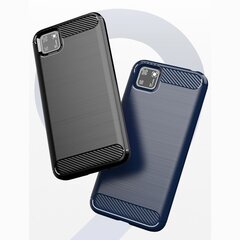 Carbon Case Flexible Cover TPU Case for Huawei Y5p blue (Light blue || Niebieski) hind ja info | Telefonide kaitsekaaned ja -ümbrised | hansapost.ee
