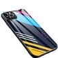 Color Glass Case Durable Cover with Tempered Glass Back and camera cover iPhone 11 Pro Max pattern 2 (Multicolour) hind ja info | Telefonide kaitsekaaned ja -ümbrised | hansapost.ee