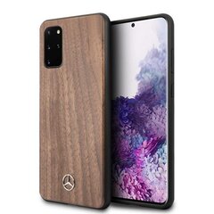 Mercedes MEHCS67VWOLB S20+ G985 hard case brązowy/brown Wood Line Walnut hind ja info | Mercedes Mobiiltelefonid ja lisatarvikud | hansapost.ee