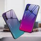 Gradient Glass Durable Cover with Tempered Glass Back Huawei P40 Lite E pink-purple (Pink || Purpurowy) hind ja info | Telefonide kaitsekaaned ja -ümbrised | hansapost.ee