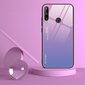 Gradient Glass Durable Cover with Tempered Glass Back Huawei P40 Lite E pink-purple (Pink || Purpurowy) hind ja info | Telefonide kaitsekaaned ja -ümbrised | hansapost.ee