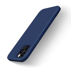 Silicone Case Soft Flexible Rubber Cover for iPhone 12 Pro Max blue (Light blue || Niebieski) цена и информация | Чехлы для телефонов | hansapost.ee