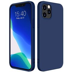 Silicone Case Soft Flexible Rubber Cover for iPhone 12 Pro Max blue (Light blue || Niebieski) hind ja info | Telefonide kaitsekaaned ja -ümbrised | hansapost.ee