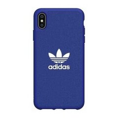 Чехол Adidas Molded Case Canvas для iPhone Xs Max, синий 34960 цена и информация | Чехлы для телефонов | hansapost.ee
