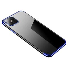 Clear Color Case Gel TPU Electroplating frame Cover for iPhone 12 Pro Max blue (Light blue || Niebieski) hind ja info | Hurtel Mobiiltelefonid, fotokaamerad, nutiseadmed | hansapost.ee