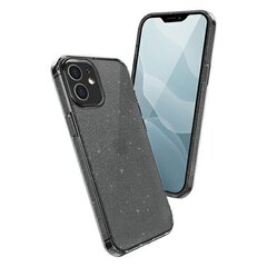 Uniq case LifePro Tinsel iPhone 12 mini 5,4 "black / vapor smoke hind ja info | Telefonide kaitsekaaned ja -ümbrised | hansapost.ee