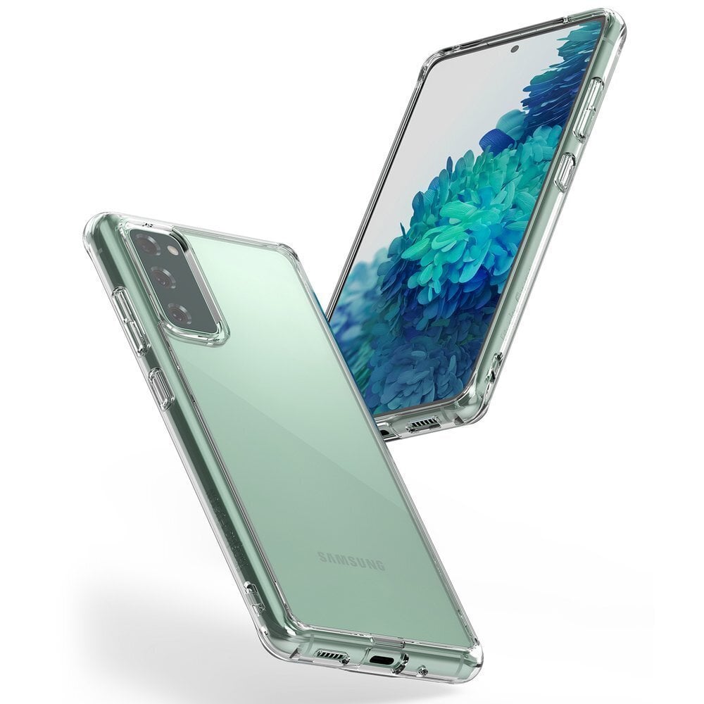 Ringke Fusion TPU Cover with Frame Gel Frame for Samsung Galaxy S20 FE 5G transparent (FSSG0088) (Transparent) hind ja info | Telefonide kaitsekaaned ja -ümbrised | hansapost.ee