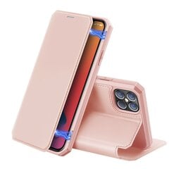 DUX DUCIS Skin X Bookcase type case for iPhone 12 Pro Max pink (Pink) hind ja info | Telefonide kaitsekaaned ja -ümbrised | hansapost.ee