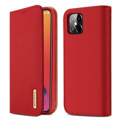 DUX DUCIS Wish Genuine Leather Bookcase type case for iPhone 12 Pro Max red (Red) hind ja info | Telefonide kaitsekaaned ja -ümbrised | hansapost.ee