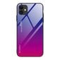 Gradient Glass Durable Cover with Tempered Glass Back iPhone 12 mini pink-purple (Pink || Purpurowy) цена и информация | Telefonide kaitsekaaned ja -ümbrised | hansapost.ee