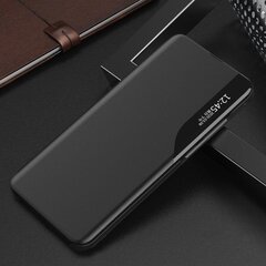 Eco Leather View Case elegant bookcase type case with kickstand for Huawei P40 Pro black (Black) hind ja info | Telefonide kaitsekaaned ja -ümbrised | hansapost.ee