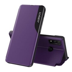 Eco Leather View Case elegant bookcase type case with kickstand for Huawei P40 Lite purple (Purpurowy) hind ja info | Telefonide kaitsekaaned ja -ümbrised | hansapost.ee
