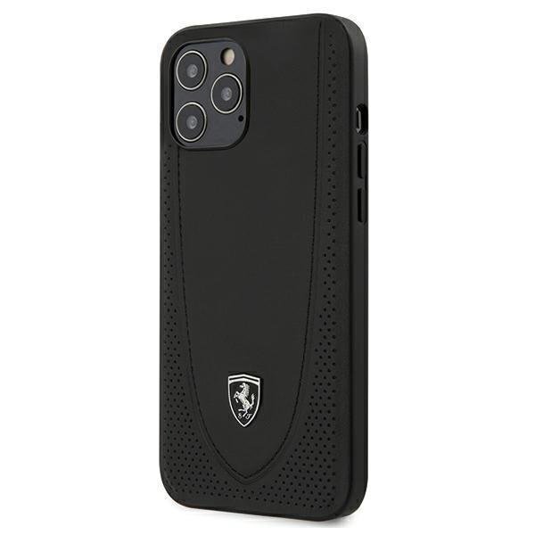 Ferrari FEOGOHCP12LBK iPhone 12 Pro Max 6,7" czarny/black hardcase Off Track Perforated цена и информация | Telefonide kaitsekaaned ja -ümbrised | hansapost.ee