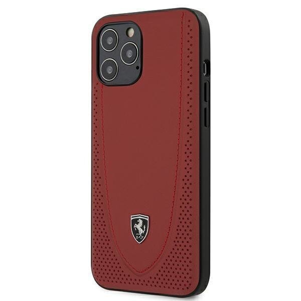 Ferrari FEOGOHCP12LRE iPhone 12 Pro Max 6,7" czerwony/red hardcase Off Track Perforated цена и информация | Telefonide kaitsekaaned ja -ümbrised | hansapost.ee