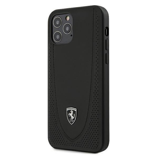 Ferrari FEOGOHCP12MBK iPhone 12/12 Pro 6,1" czarny/black hardcase Off Track Perforated hind ja info | Telefonide kaitsekaaned ja -ümbrised | hansapost.ee