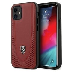 Ferrari FEOGOHCP12SRE iPhone 12 mini 5,4" czerwony/red hardcase Off Track Perforated hind ja info | Telefonide kaitsekaaned ja -ümbrised | hansapost.ee