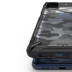 Ringke Fusion X Design durable PC Case with TPU Bumper for Samsung Galaxy M51 Camo Black (XDSG0043) (Czarny Camo Black) hind ja info | Telefonide kaitsekaaned ja -ümbrised | hansapost.ee