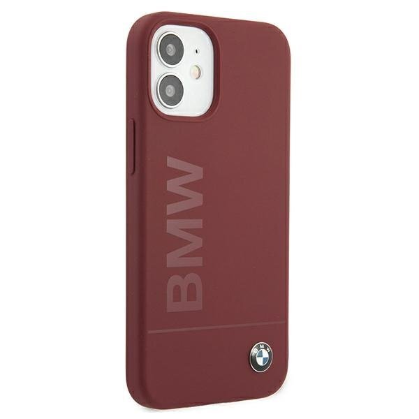 Case BMW BMHCP12SSLBLRE iPhone 12 mini 5.4 &quot;red / red hardcase Silicone Signature Logo hind ja info | Telefonide kaitsekaaned ja -ümbrised | hansapost.ee