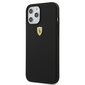 Ferrari FESSIHCP12LBK iPhone 12 Pro Max 6,7" czarny/black hardcase On Track Silicone цена и информация | Telefonide kaitsekaaned ja -ümbrised | hansapost.ee