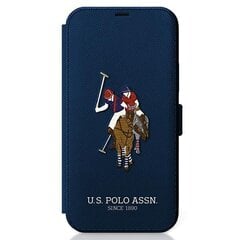 US Polo USFLBKP12LPUGFLNV iPhone 12 Pro Max 6.7 "navy blue / navy book Polo Embroidery Collection hind ja info | Telefonide kaitsekaaned ja -ümbrised | hansapost.ee