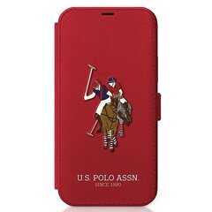 US Polo USFLBKP12LPUGFLRE iPhone 12 Pro Max 6.7 &quot;red / red book Polo Embroidery Collection hind ja info | Telefonide kaitsekaaned ja -ümbrised | hansapost.ee