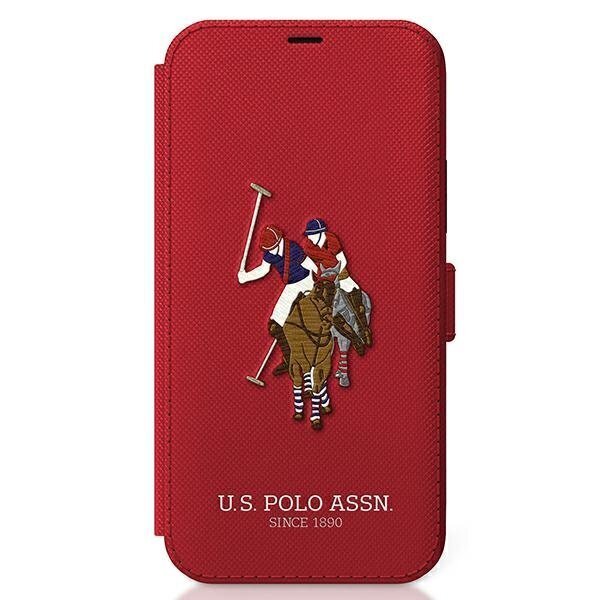 US Polo USFLBKP12LPUGFLRE iPhone 12 Pro Max 6.7 &quot;red / red book Polo Embroidery Collection цена и информация | Telefonide kaitsekaaned ja -ümbrised | hansapost.ee