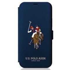US Polo USFLBKP12MPUGFLNV iPhone 12/12 Pro 6.1 &quot;navy blue / navy book Polo Embroidery Collection hind ja info | Telefonide kaitsekaaned ja -ümbrised | hansapost.ee