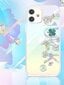 Kingxbar Lucky Series case decorated with original Swarovski crystals iPhone 12 mini transparent (Clover) (Transparent) цена и информация | Telefonide kaitsekaaned ja -ümbrised | hansapost.ee