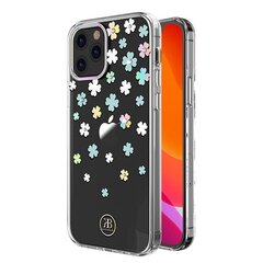 Kingxbar Lucky Series case decorated with original Swarovski crystals iPhone 12 mini transparent (Clover) (Transparent) hind ja info | Telefonide kaitsekaaned ja -ümbrised | hansapost.ee