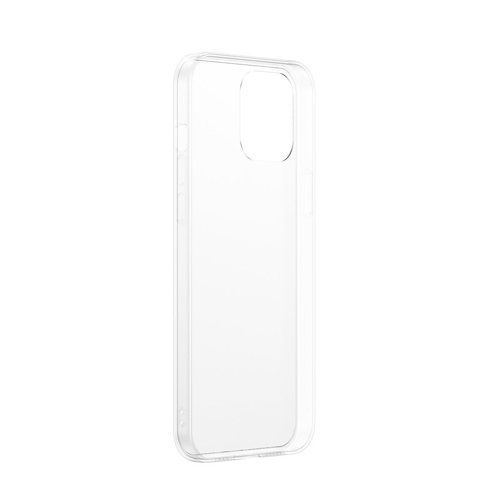 Baseus Frosted Glass Case Hard case with a flexible frame iPhone 12 Pro Max White (WIAPIPH67N-WS02) (White \ iPhone 12 Pro Max) hind ja info | Telefonide kaitsekaaned ja -ümbrised | hansapost.ee