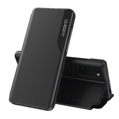 Eco Leather View Case elegant bookcase type case with kickstand for Xiaomi Poco M3 / Xiaomi Redmi 9T black (Black) hind ja info | Telefonide kaitsekaaned ja -ümbrised | hansapost.ee