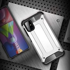 Hybrid Armor Case Tough Rugged Cover for Samsung Galaxy M51 golden (Gold) hind ja info | Telefonide kaitsekaaned ja -ümbrised | hansapost.ee