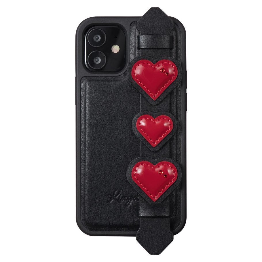 Kingxbar Sweet Series case decorated with original Swarovski crystals iPhone 12 Pro / iPhone 12 black (Black) цена и информация | Telefonide kaitsekaaned ja -ümbrised | hansapost.ee