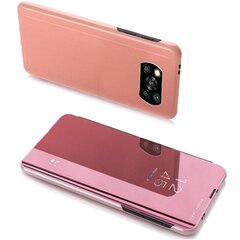 Чехол Hurtel Clear View для Xiaomi Poco X3 NFC / Poco X3 Pro, розовый цена и информация | Чехлы для телефонов | hansapost.ee