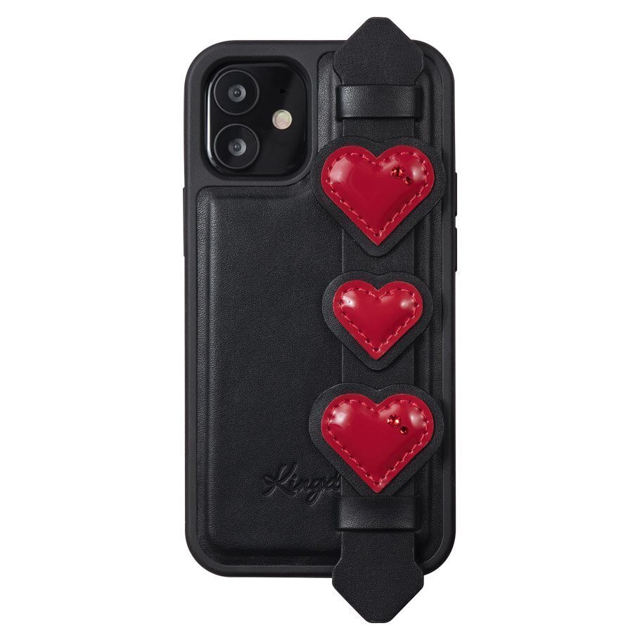 Kingxbar Sweet Series case decorated with original Swarovski crystals iPhone 12 Pro Max black (Black) hind ja info | Telefonide kaitsekaaned ja -ümbrised | hansapost.ee