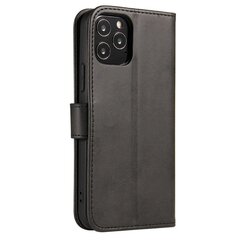 Magnet Case elegant bookcase type case with kickstand for Huawei P40 Lite 5G / Huawei Nova 7 SE black (Black) hind ja info | Telefonide kaitsekaaned ja -ümbrised | hansapost.ee