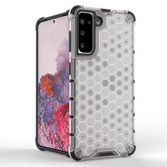 Honeycomb Case armor cover with TPU Bumper for Samsung Galaxy S21 5G black (Black) hind ja info | Telefonide kaitsekaaned ja -ümbrised | hansapost.ee