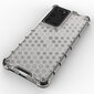 Honeycomb Case armor cover with TPU Bumper for Samsung Galaxy S21 Ultra 5G transparent (Transparent) hind ja info | Telefonide kaitsekaaned ja -ümbrised | hansapost.ee