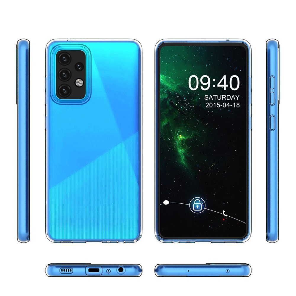 Ultra Clear 0.5mm Case Gel TPU Cover for Samsung Galaxy A02s EU transparent hind ja info | Telefonide kaitsekaaned ja -ümbrised | hansapost.ee