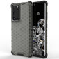 Honeycomb Case armor cover with TPU Bumper for Samsung Galaxy S21 Ultra 5G black (Black) hind ja info | Telefonide kaitsekaaned ja -ümbrised | hansapost.ee